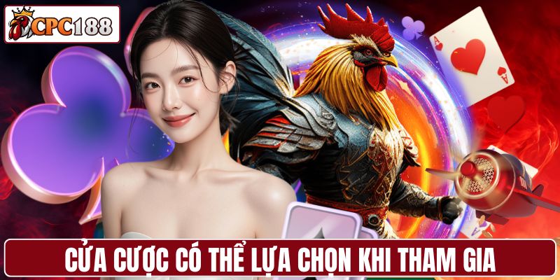 Cửa cược người chơi có thể lựa chọn khi tham gia