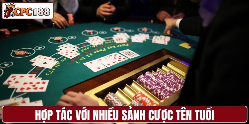 Đa dạng sảnh cược tên tuổi hàng đầu thị trường