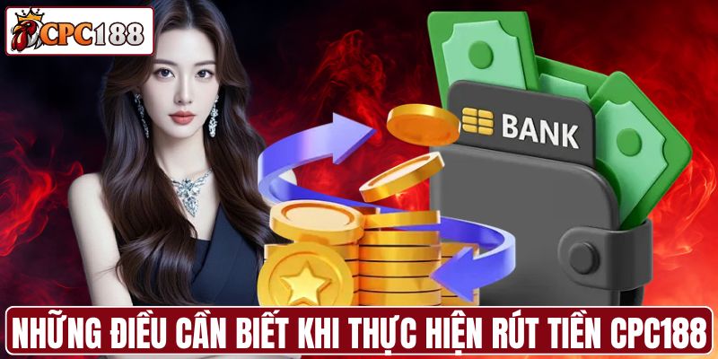 Những điều cần biết khi thực hiện rút tiền CPC188