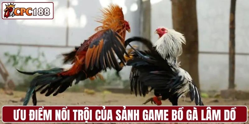Ưu điểm nổi trội của sảnh game Bồ gà Lâm Dồ